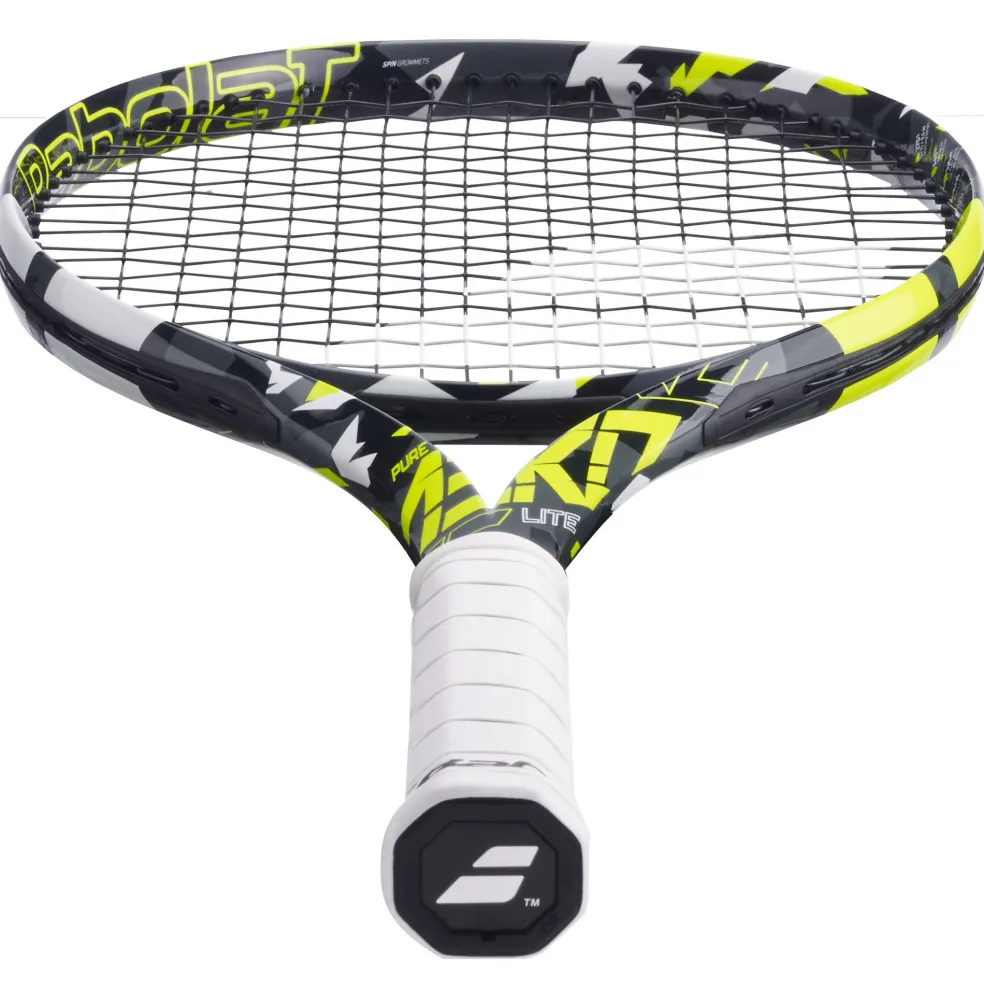Babolat Pure Aero Lite tennisracket grey yellow white