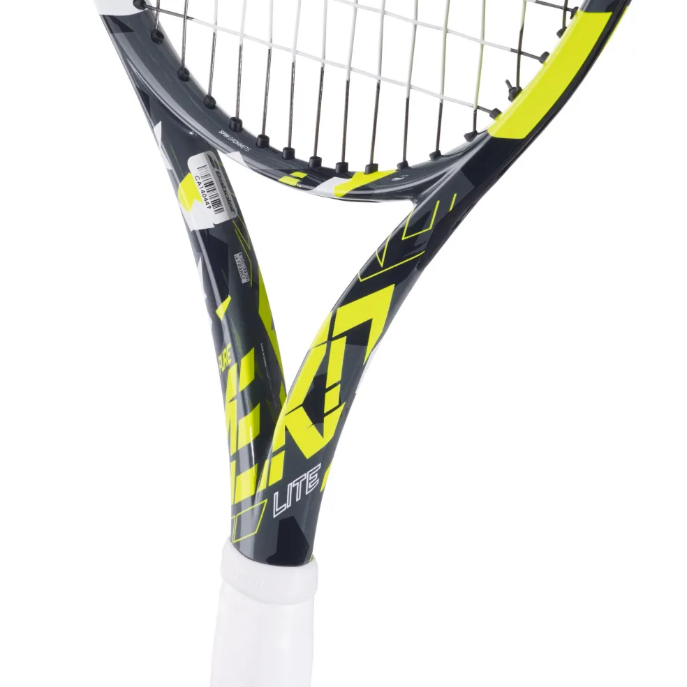 Babolat Pure Aero Lite tennisracket grey yellow white