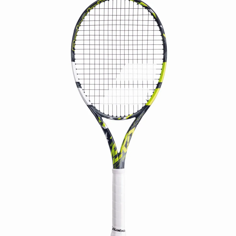 Babolat Pure Aero Team tennisracket grijs geel wit