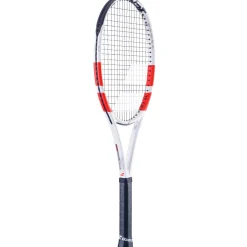 Babolat Pure Strike 100 Gen4 tennisracket wit rood ZWART