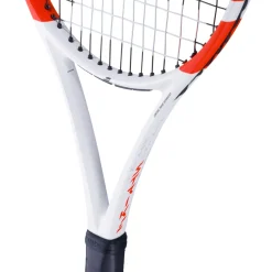 Babolat Pure Strike 100 Gen4 tennisracket wit rood ZWART