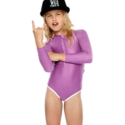 Beach & Bandits Orchid Ribbed badpak junior purple