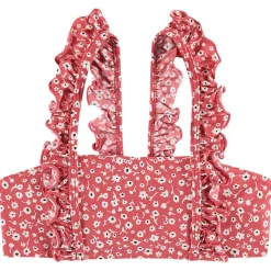 Beachlife Ditsy Flower ruches mini bikini top junior