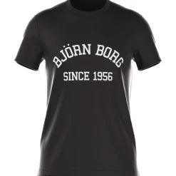 Björn Borg Borg Essential tennisshirt heren black beauty