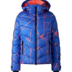 Bogner Saelly winterjas dames amparo blue orange