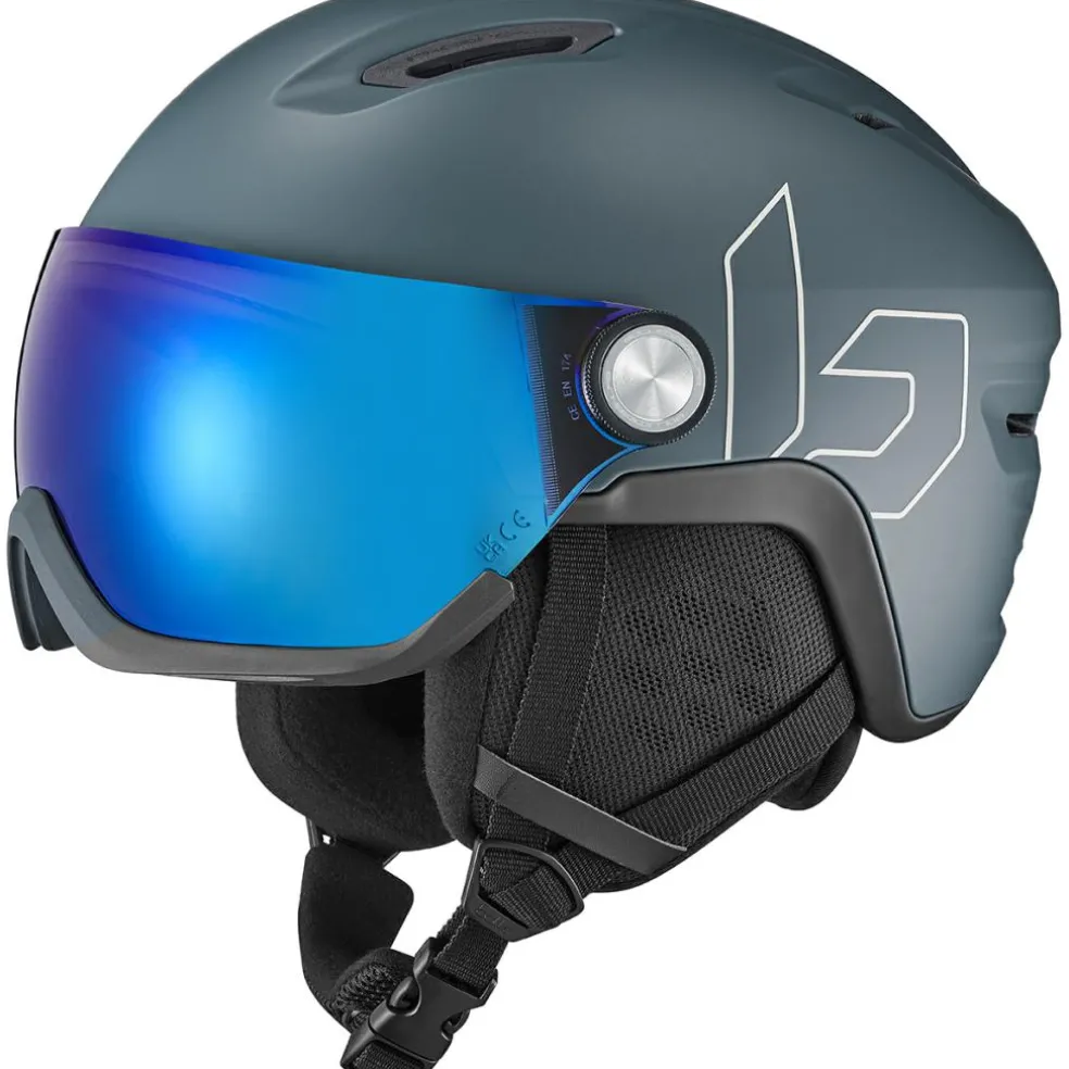 Bollé V-ATMOS skihelm prussian blue matte - 59 - 62 cm