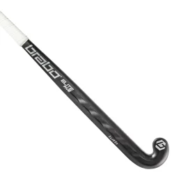 Brabo Elite 5 Carbon WTB Extreme Low Bow hockeystick  black silver - 36,5 inch L