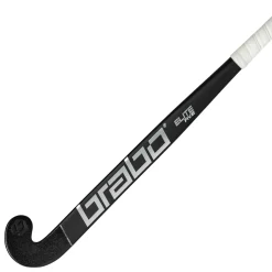 Brabo Elite 5 Carbon WTB Extreme Low Bow hockeystick  black silver - 36,5 inch L