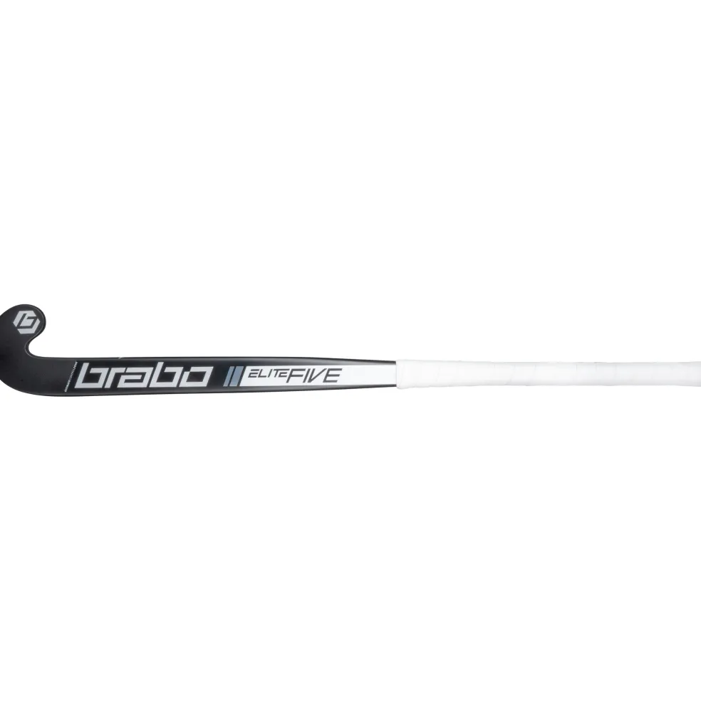 Brabo Elite 5 Carbon WTB Low Bow hockeystick black white