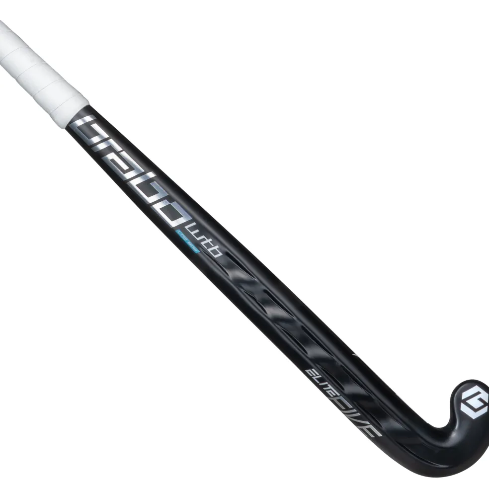 Brabo Elite 5 Carbon WTB Low Bow hockeystick black white