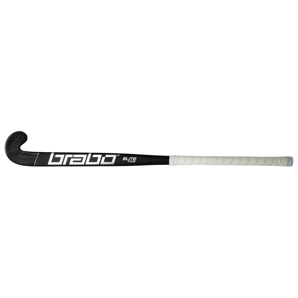 Brabo Elite 5 Carbon WTB Low Bow hockeystick black silver