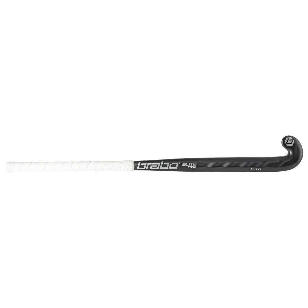 Brabo Elite 5 Carbon WTB Low Bow hockeystick black silver