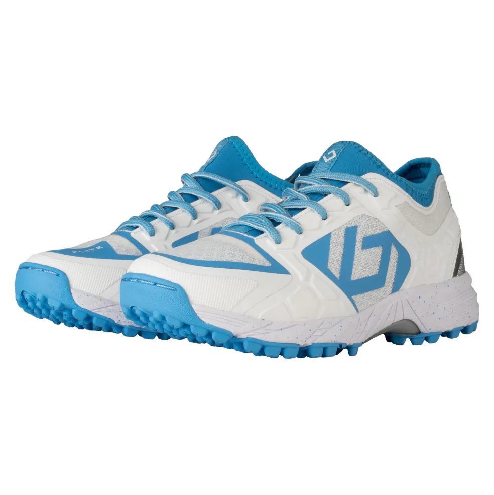 Brabo Elite hockeyschoenen junior white argentinian blue