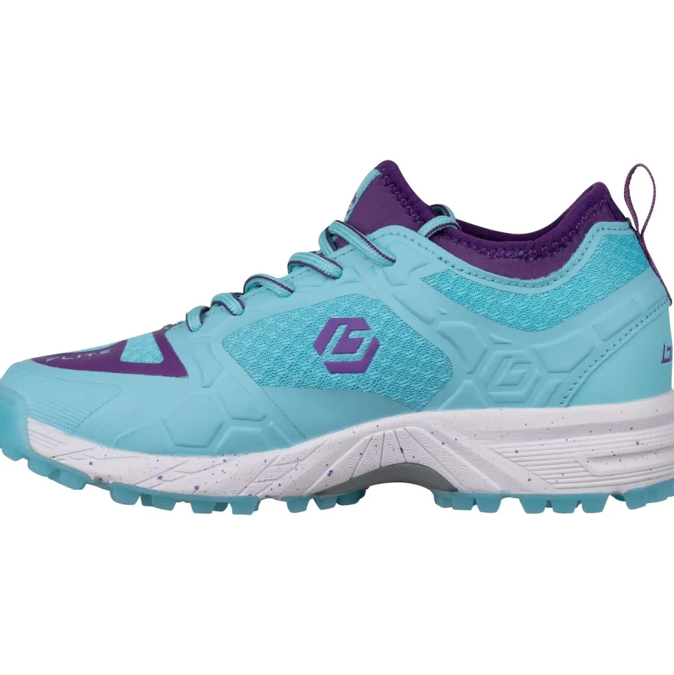 Brabo Elite hockeyschoenen junior mint purple