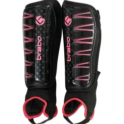 Brabo F4 scheenbeschermers black pink