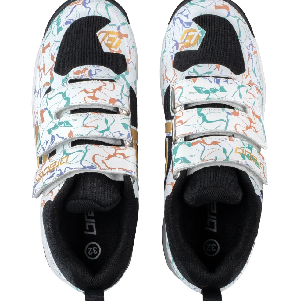 Brabo Force Velcro hockeyschoenen junior marble black