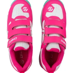 Brabo Force Velcro hockeyschoenen junior pink aqua
