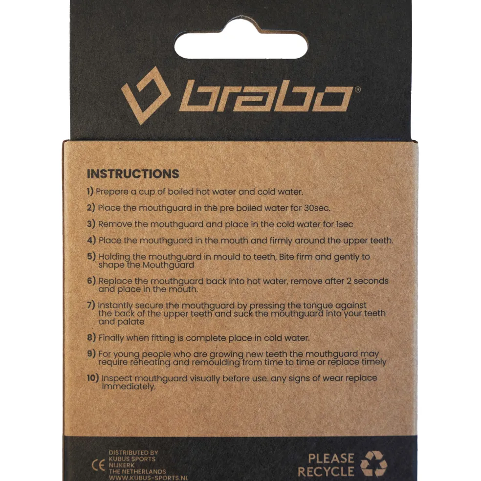 Brabo gebitsbeschermer junior trans pink white