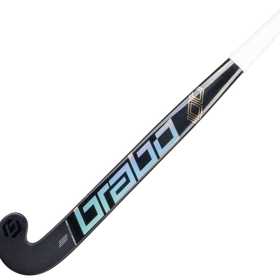 Brabo G-Force Traditional Carbon 100 Low Bow hockeystick junior black gold