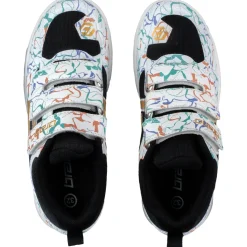 Brabo Indoor Velcro zaalhockeyschoenen junior marble black