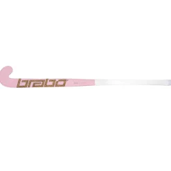 Brabo IT Pure Studio Leopard Classic Curve hockeystick junior soft pink - 36,5 inch