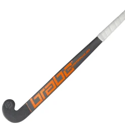 Brabo IT Traditional 80 Low Bow zaalhockeystick grey orange