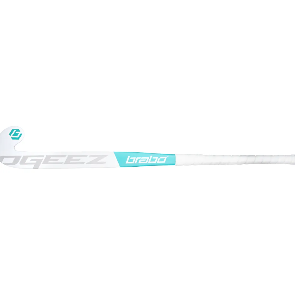 Brabo O'GEEZ Original hockeystick junior aqua white