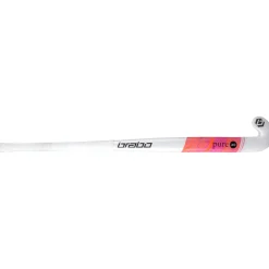 Brabo Pure 40 Pro Bow hockeystick white pink - 36,5 inch