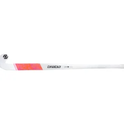 Brabo Pure 40 Pro Bow hockeystick white pink - 36,5 inch