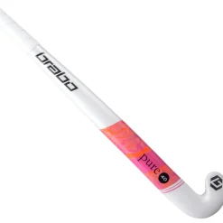 Brabo Pure 40 Pro Bow hockeystick white pink - 36,5 inch
