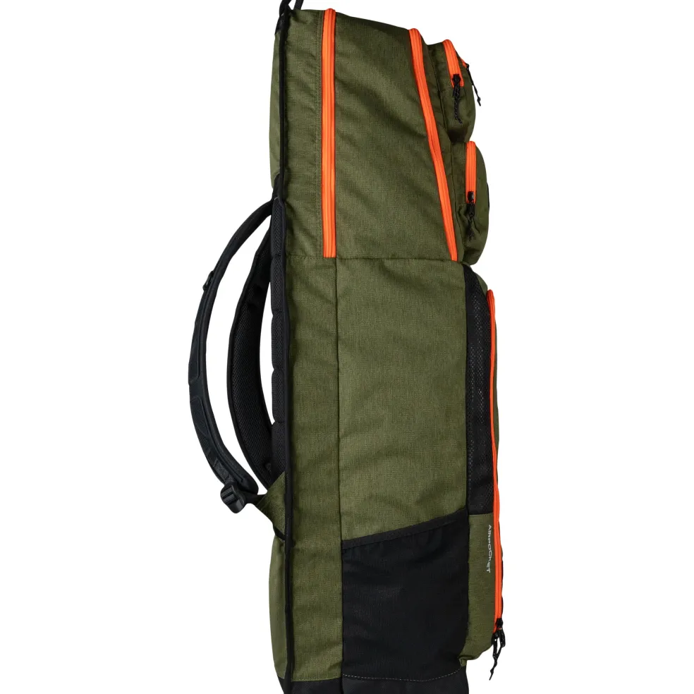 Brabo Traditional 5 sticks hockeytas green orange