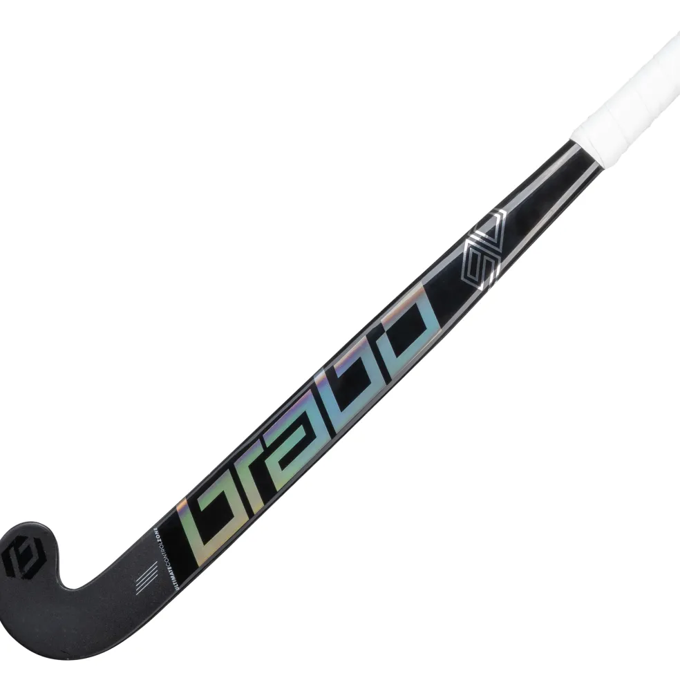 Brabo Traditional Carbon 90 Extreme Low Bow hockeystick black silver