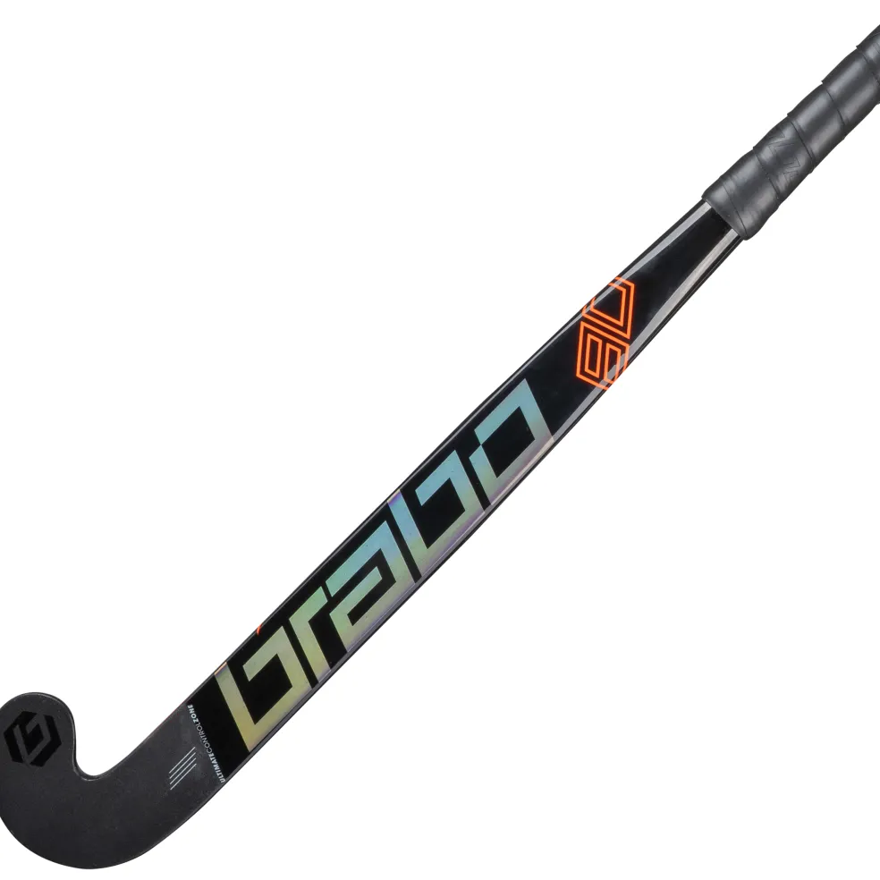 Brabo Traditional Carbon 80 Classic Curve hockeystick black orange