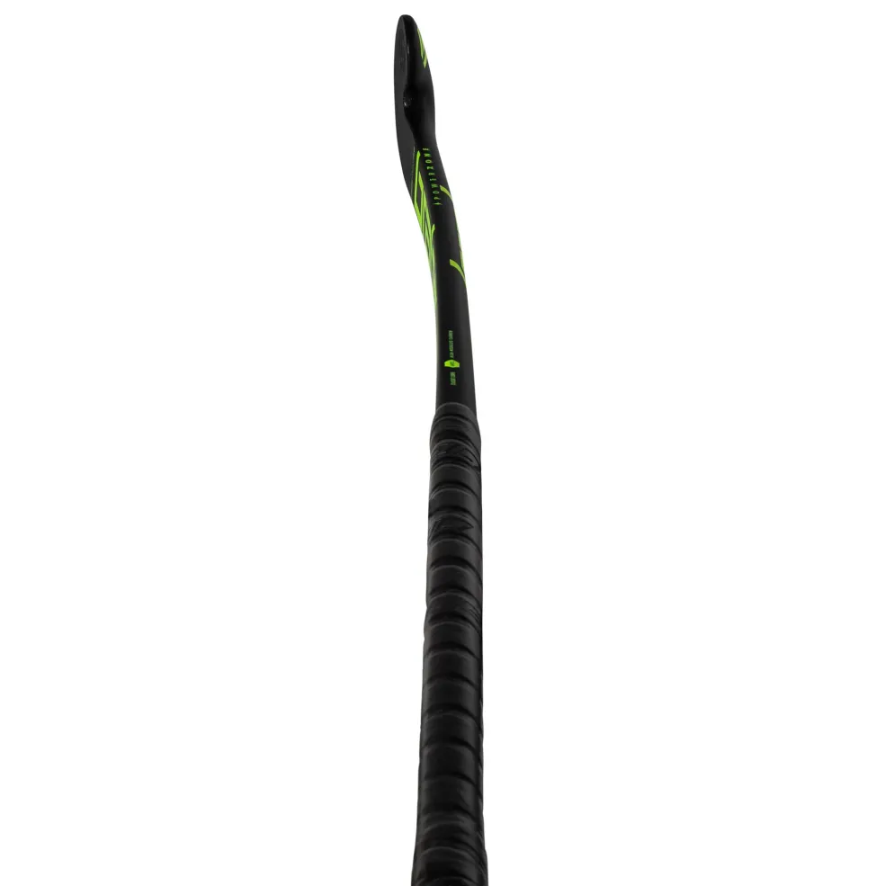 Brabo Traditional Carbon 60 Classic Curve hockeystick black neon green