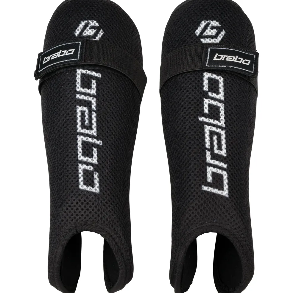 Brabo Tribute scheenbeschermers junior black white