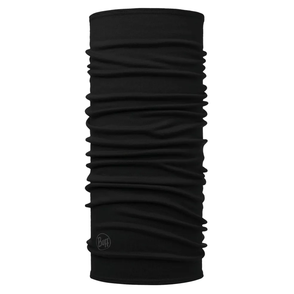 Buff Midweight Merino col solid black