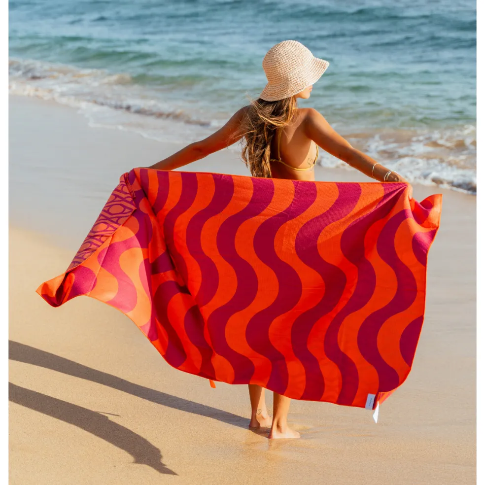 Buvanha Curaçao 01 strandlaken 200 x 90 cm