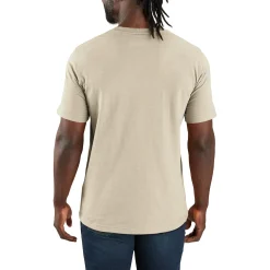 Carhartt LFAB Graphic shirt heren oat milk