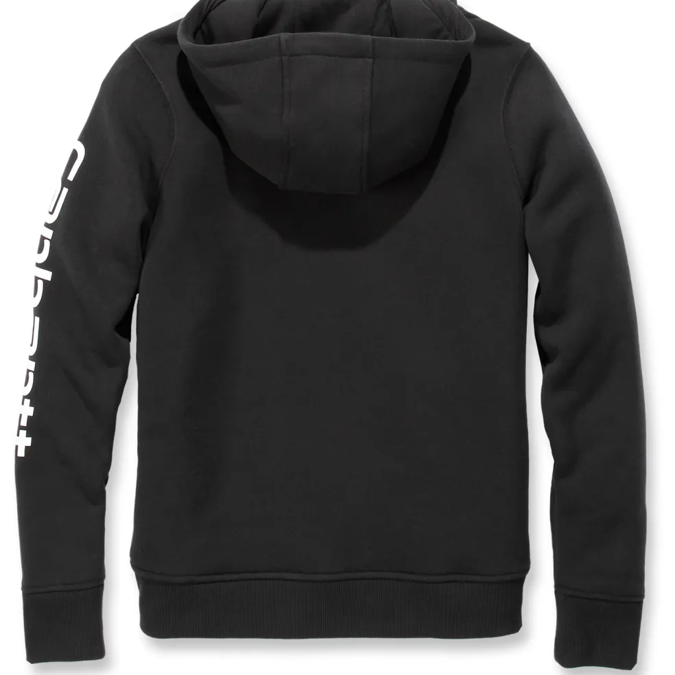 Carhartt Logo Sleeve Graphic hoodie dames black