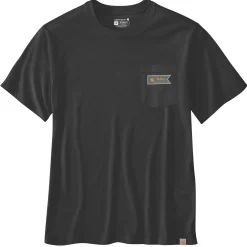 Carhartt Pocket Script shirt heren black