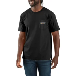 Carhartt Pocket Script shirt heren black