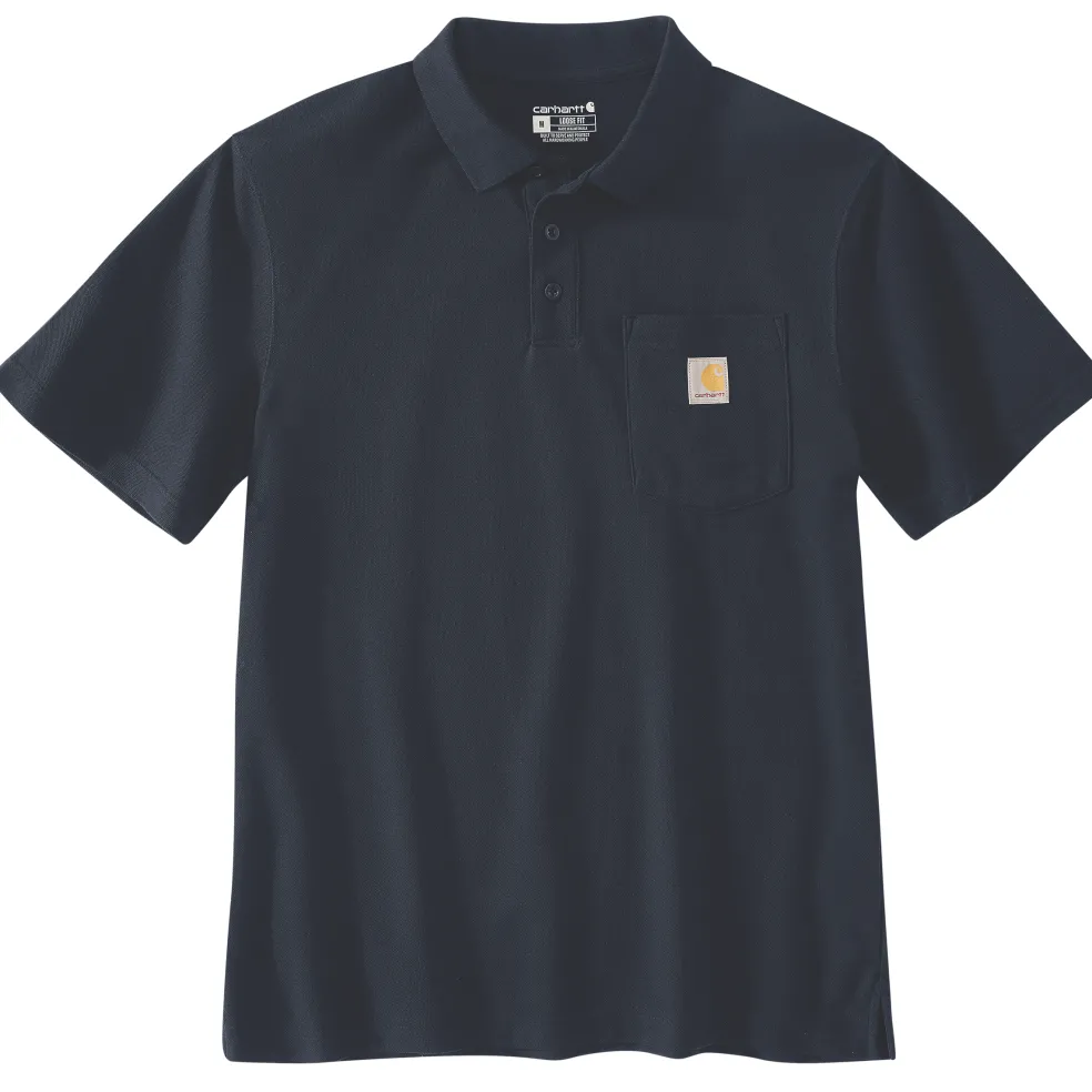 Carhartt polo heren navy