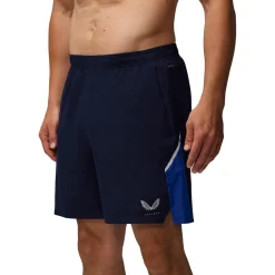 Castore 6 inch short heren midnight navy azure blue