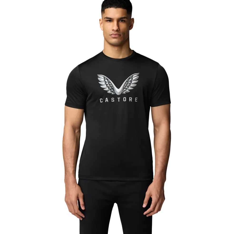 Castore Adapt Short Graphic shirt heren black white