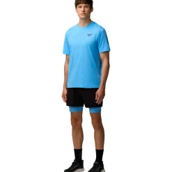 Castore Engineered Knit shirt heren cool blue black