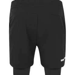 Castore Flow 2-in-1 short heren black white