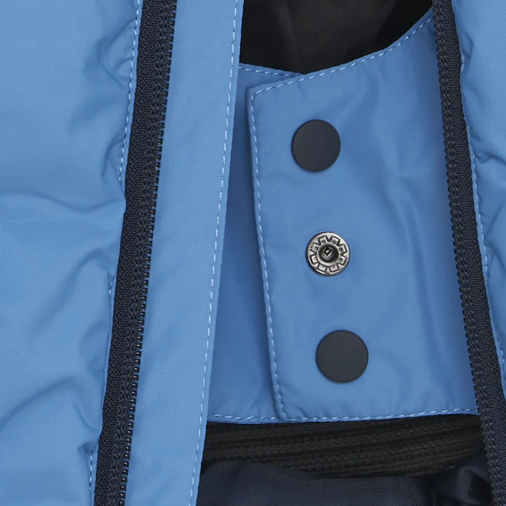 Color Kids Quilt Contrast winterjas junior cyaneus