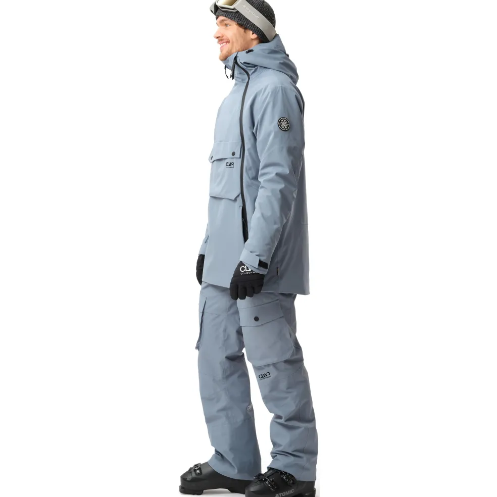 ColourWear Foil anorak winterjas heren grey blue