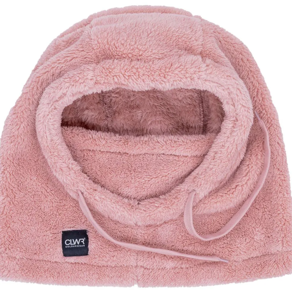 ColourWear So Fluffy balaclava dark rose