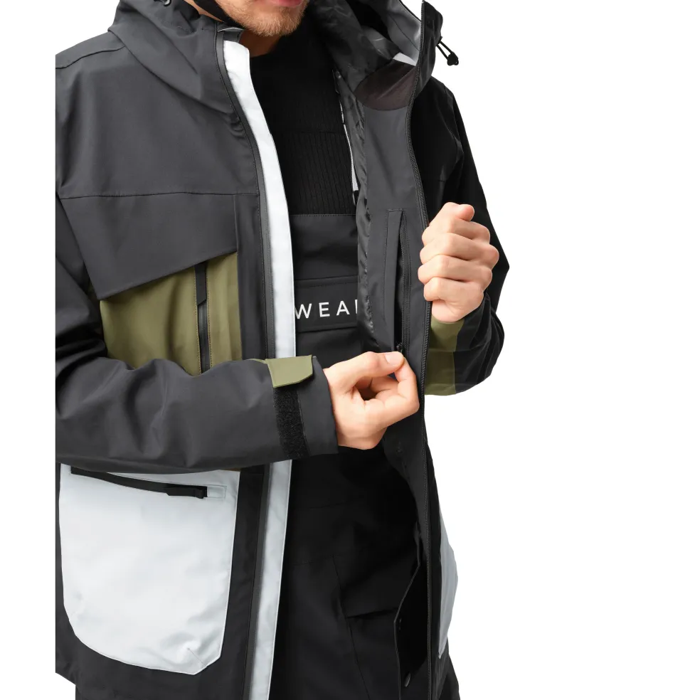 ColourWear Transfer winterjas heren black